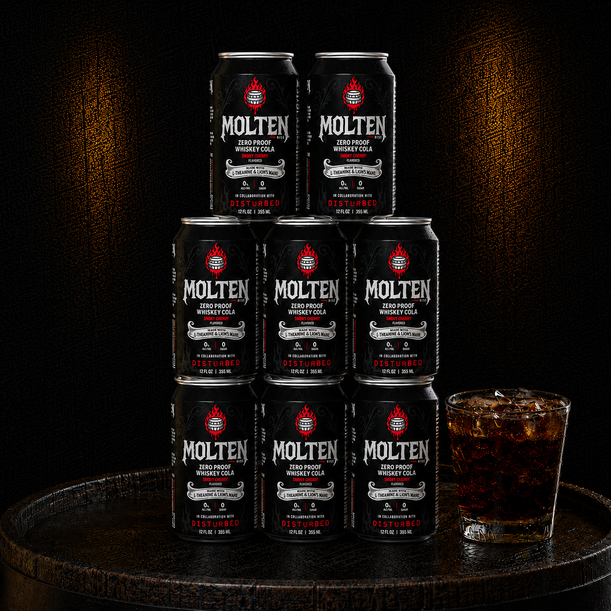8 Pack Smoky Cherry Mocktail Cola