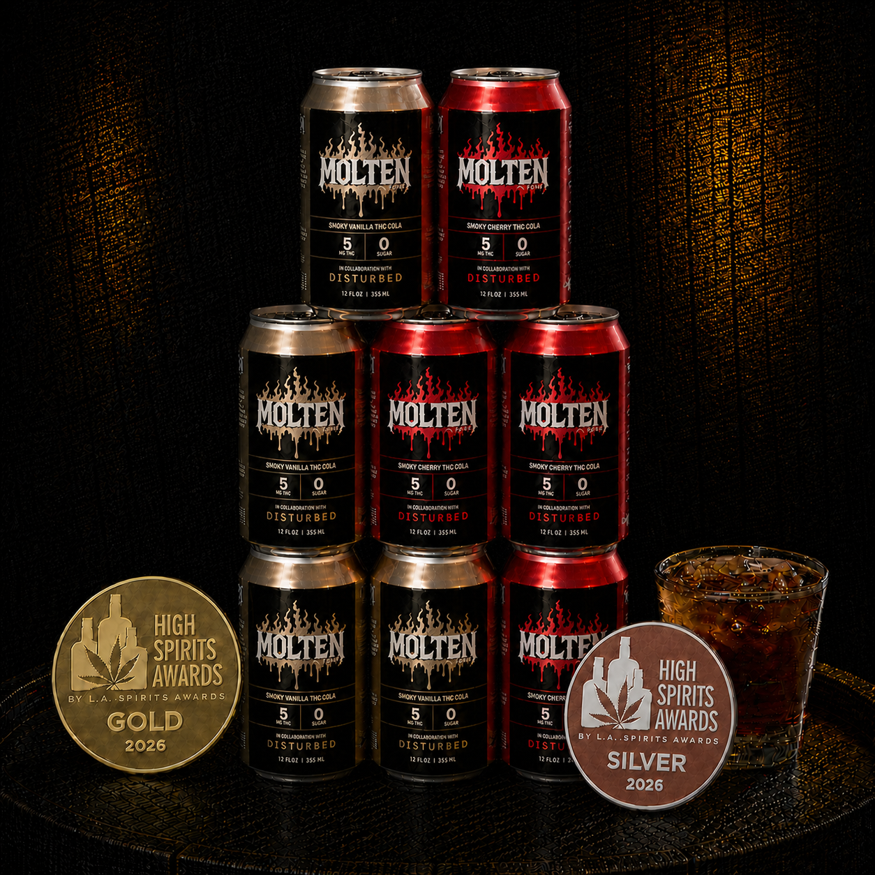 8 Pack Variety - 4 Smoky Cherry and 4 Smoky Vanilla