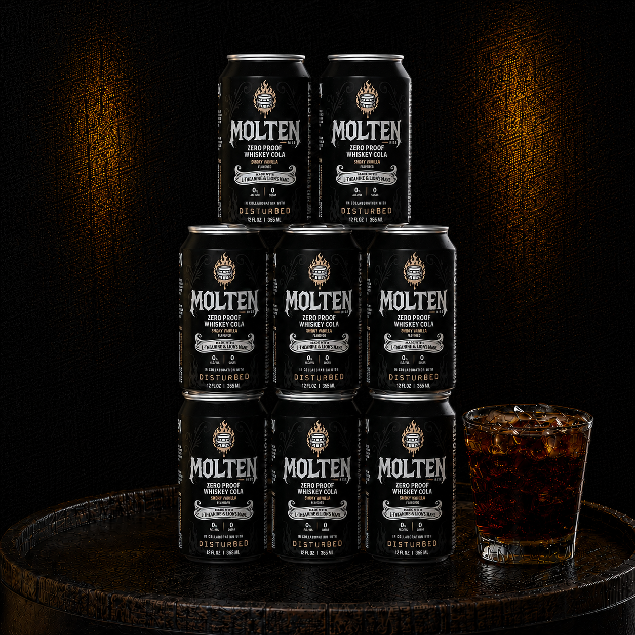 8 Pack Smoky Vanilla Mocktail Cola